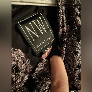 Black lace dress